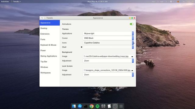 Customize your Ubuntu 18.04 to look like MacOS Mojave