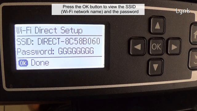 How to connect an Epson printer to a Smartphone with Direct Mode