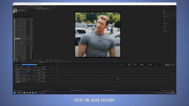 how to render (w/ high quality settings) ; after effects