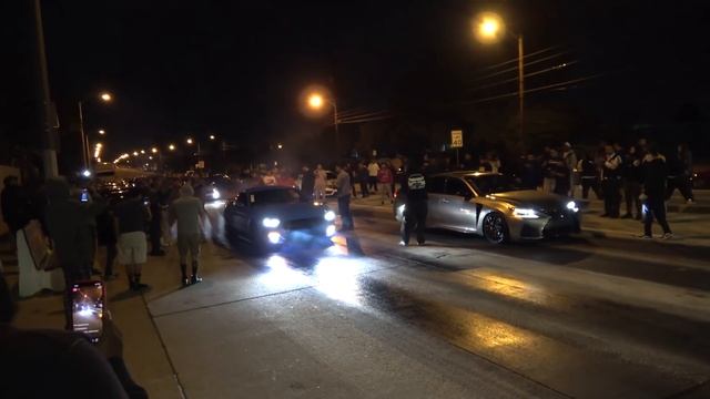 NITROUS LEXUS GSF  VS HOOLIGANS MOTOR MUSTANG $1,080