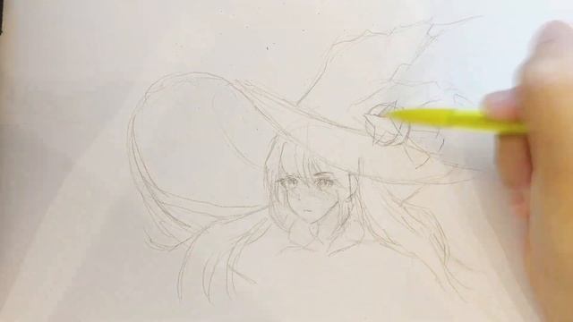 Mona Sketch. #genshinimpact #art