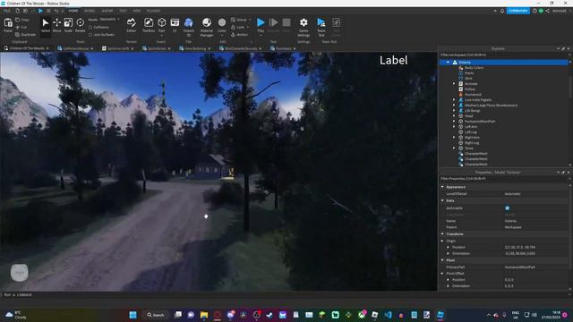 I Made Sons Of The Forest In Roblox Because I Can't Afford The Game.