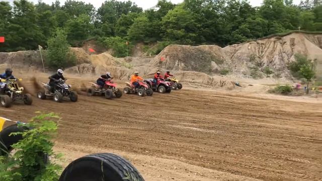 Built Honda Trx450r drag racing