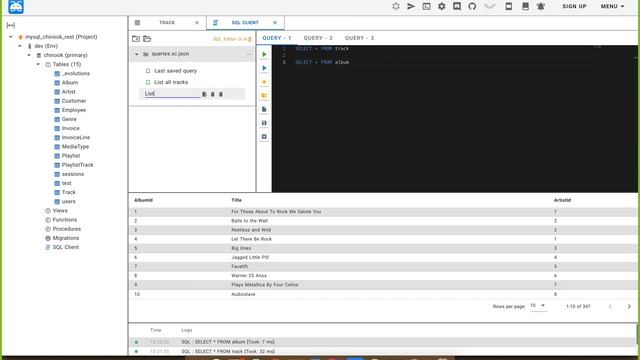 SQL Editor + Bookmarks + Collections
