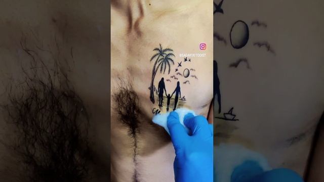 MOM DAD TATTOO || THE LION TATTOO || Call:-8733961708 #momdad #tattoo #viral #shorts #short #video