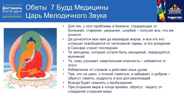 Андрей Ломоносов. Лама Сопа Ринпоче о практиках Будды Медицины