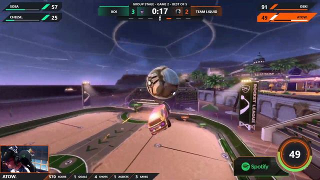 KOI vs Team Liquid // Gamers8 featuring Rocket League // Group Stage