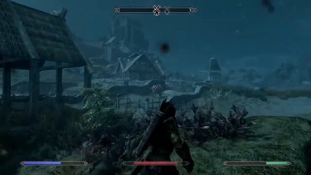 Skyrim flyin cow