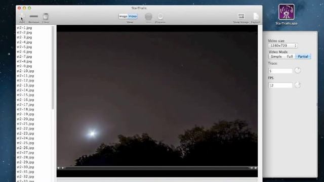 Star Trails Video Mac