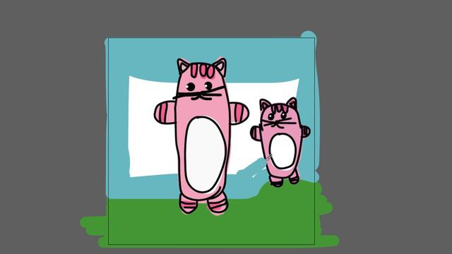 Рисуем смешных котиков детям часть 61