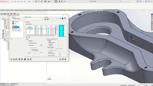 SolidCAM LIVE - Feed Control Zones