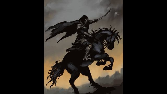 Рисуем мрачного всадника в procreate