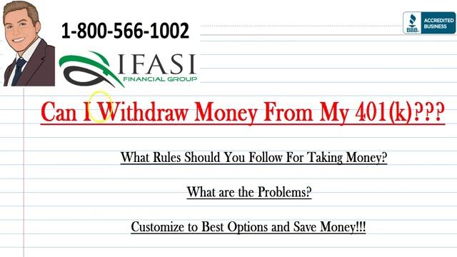 Can I Distribute Money from My 401k Accounts