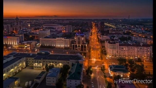 Город САРАНСКCity of Saransk фотосъёмка с высоты муз. Sergio Santini - Appeasement