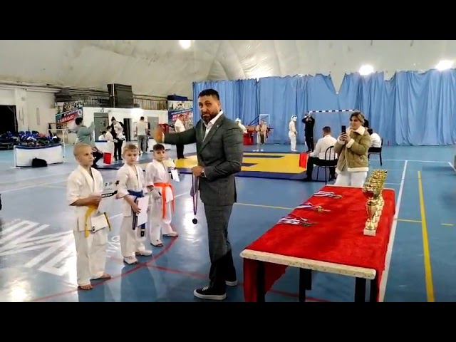 Награждение в категории Кумитэ 1 место