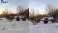 Сравнение GoPro Hero 5 и Xiaomi Yi2 4K от Pauri - качество съемки и стабилизации