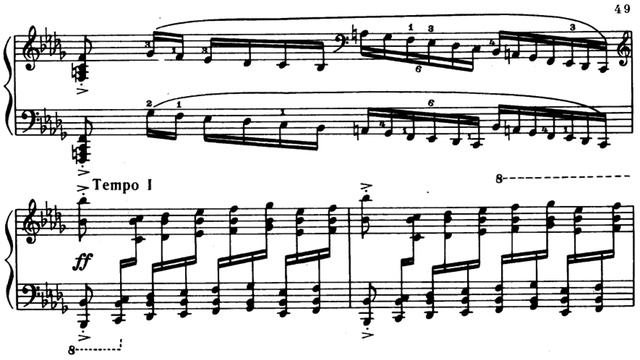 Александр Гедике  Alexander Gedike: Op.65 3 - Концертный этюд Погоня