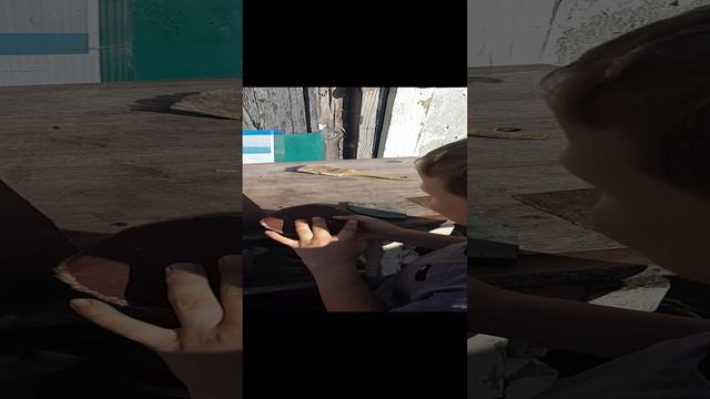 Восстановление старого топора 1 часть