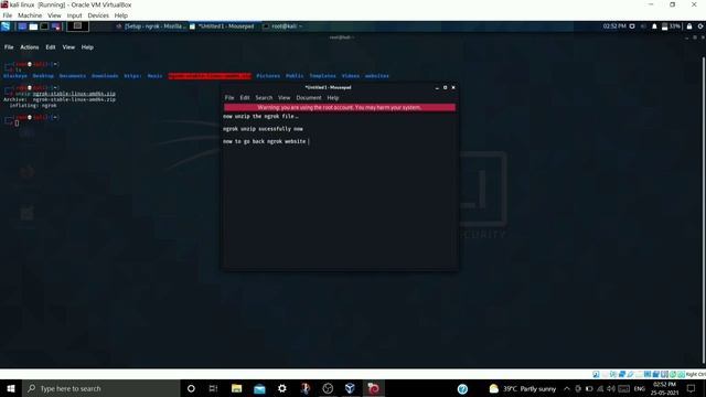 How to install and setup Ngrok tool in Kali Linux 2021.1