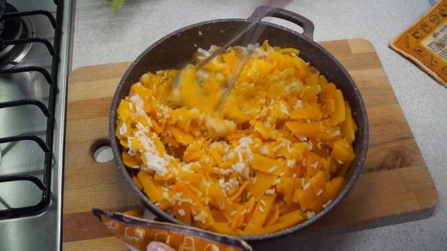 Тыквенная каша с рисом и мёдом - просто и полезно ?