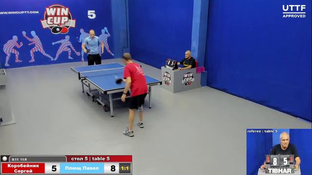 09:30 Коробейник Сергей 2-3 Плющ Павел Cтол 5 ЮГ-2 10.09.21