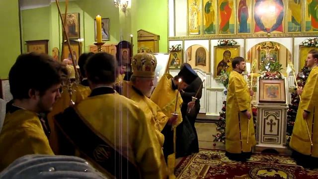 Всенощное бдение накануне недели перед Родеством Христовым. 30 декабря 2017.