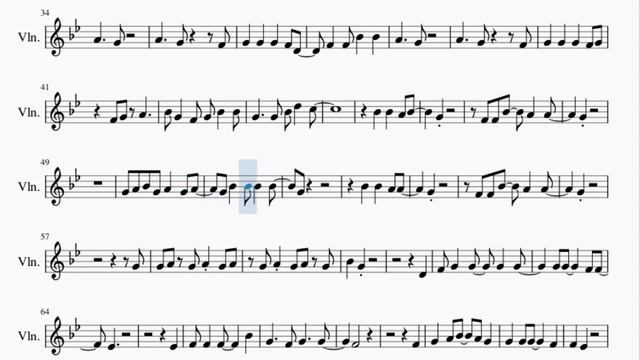Violin Sheet Music: How to play I'm So Excited by The Pointer Sisters