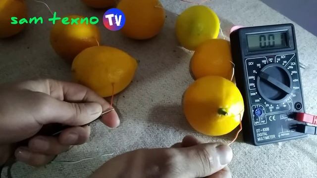 Limonda tok bormi?Ekspriment limondan tok olish ??tekin energiya