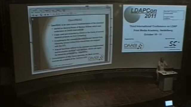 LDAPCon 2011 - "Pros and cons for using LDAP as backend for an RBAC system"