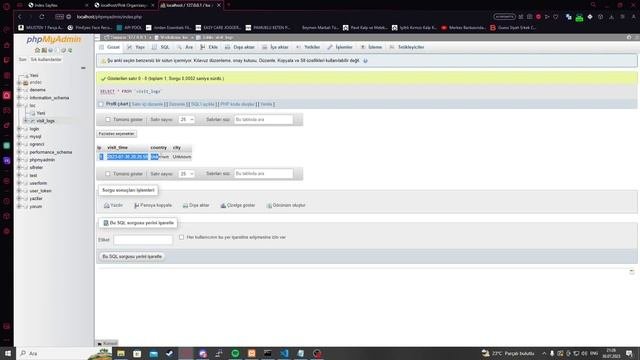 IP And Geolocation Logger PHP Script | IP Ve Coğrafi Lokasyon Kaydedici PHP Scripti
