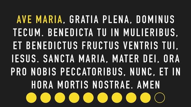 Rosary in Latin (20 Decades w/English Meditations)