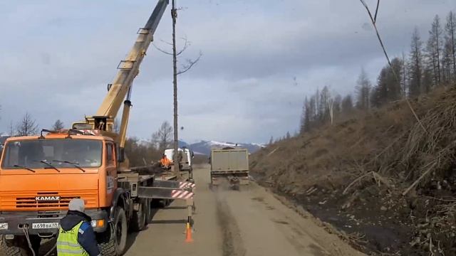 18 мая 2023 г. Работаем. Р 504 Колыма. Вся жизнь в дороге