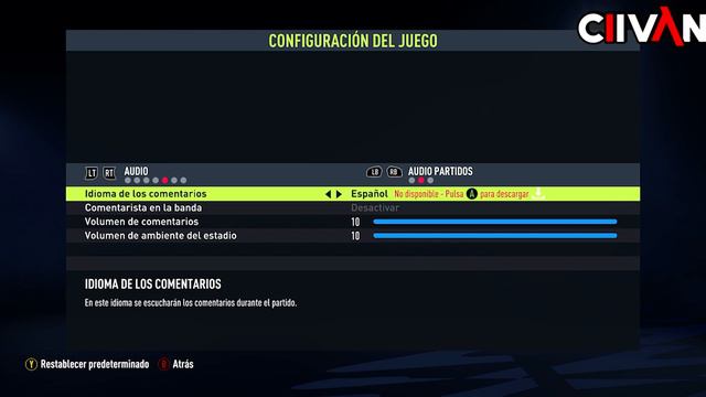 ¿Cómo cambiar los comentaristas en FIFA 22? TUTORIAL