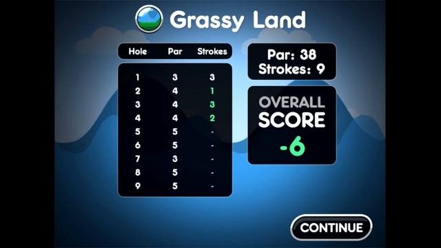 mobile game - Super Stickman Golf 2 gameplay