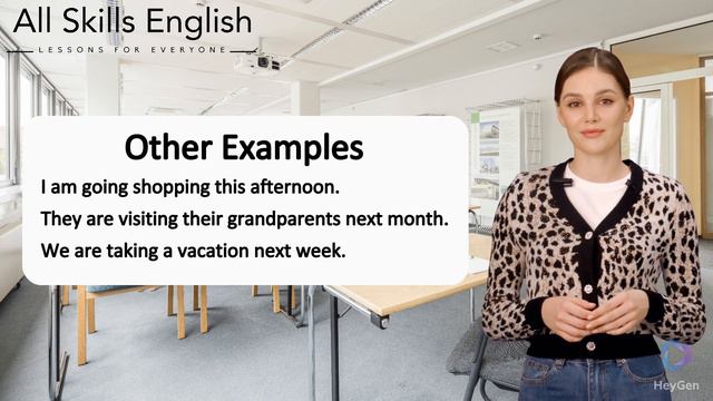 Grammar Practice (Present Continuous for Future Plans)