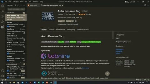 Vs Code Download And Install For HTML .