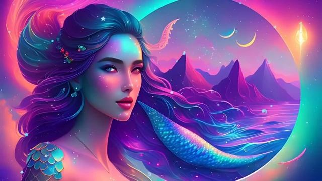 Divine Tranquility with Serenity Oracles Moon Goddess Music sleep mermaid