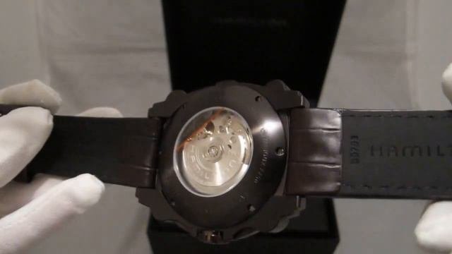Обзор мужских наручных часов Hamilton Khaki Navy BeLOWZERO Auto Chrono H78626583