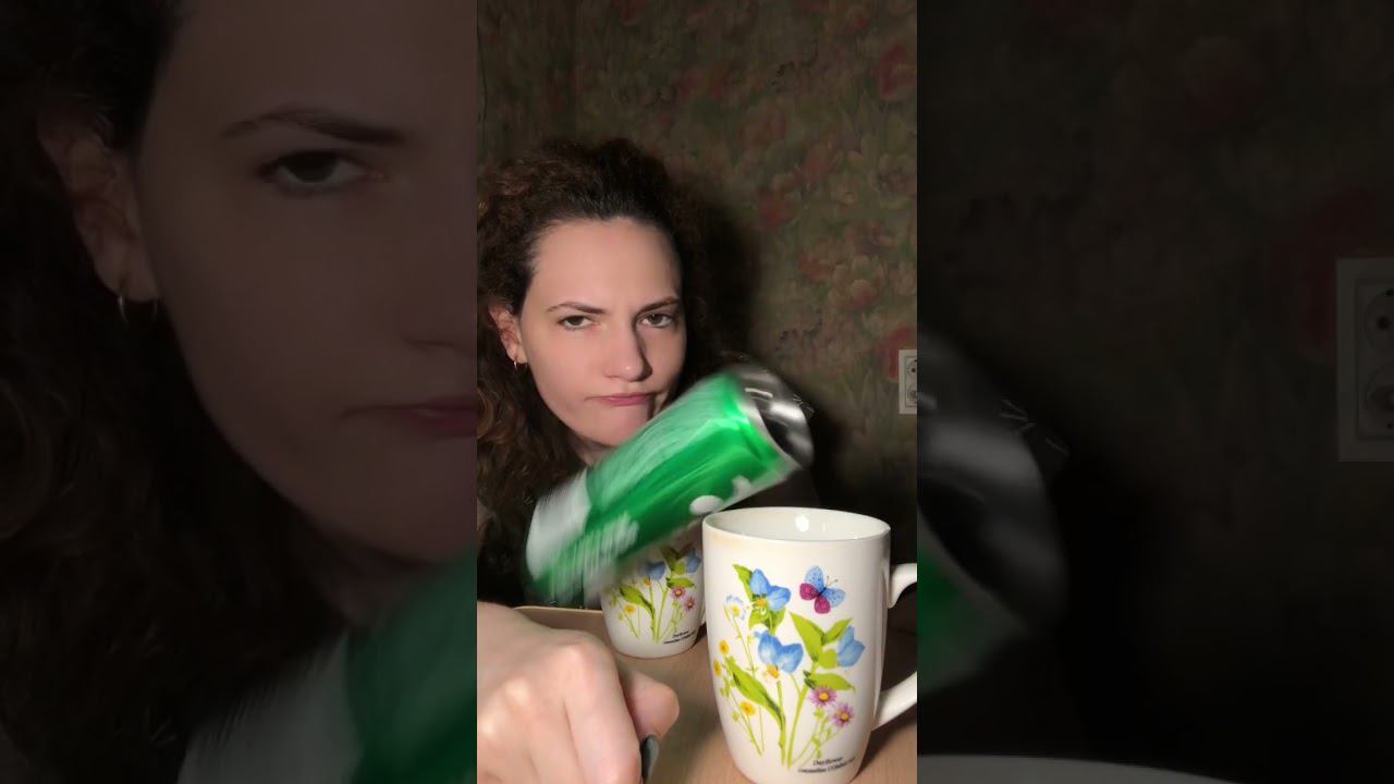 How to move a can from one cup to another without using hands