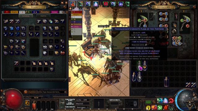 PoE - Guía Necromancer Golems - Carrion Golems Starter - 168ch [3.19 - Lake of Kalandra]