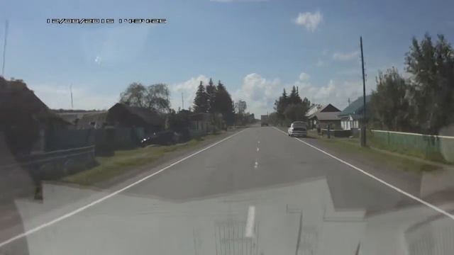 Кошка бросилась под прицеп грузовика