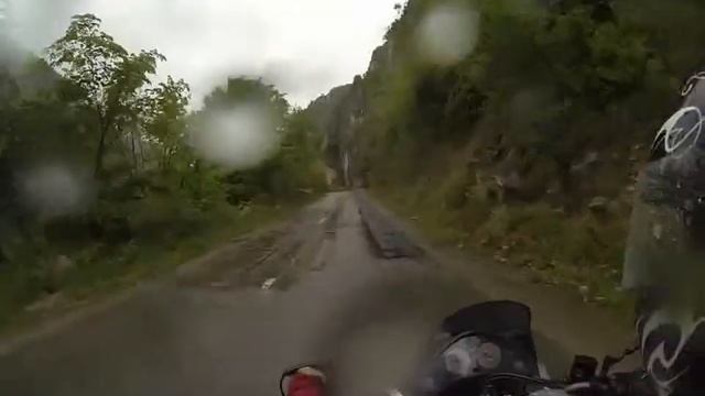 Honda Transalp 650 la Cazanele Dunarii