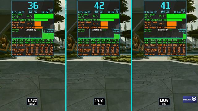 Starfield - Patch 1.9.67 - RTX 3070 - Benchmark - 1440p