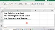 How To delete Any Sheet, Change Sheet Name,Rename Sheet in Excel . #youtube #piyushsir #msoffice