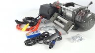 Лебедка электрическая 12V Electric Winch 6000lbs / 2722 кг со стальным тросом и блоком управления