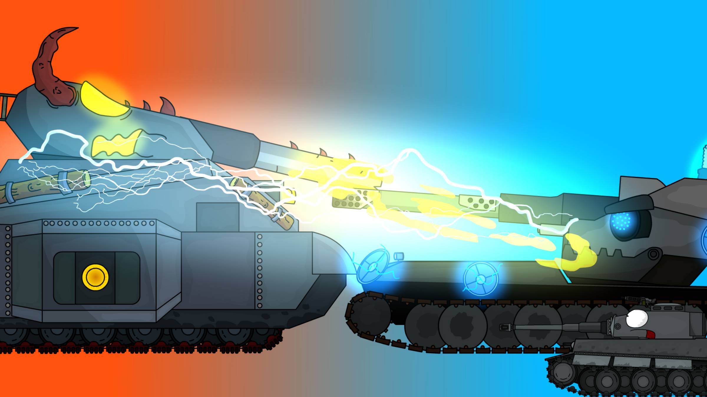 Дуэль: Магия против Электричества • мультики про танки