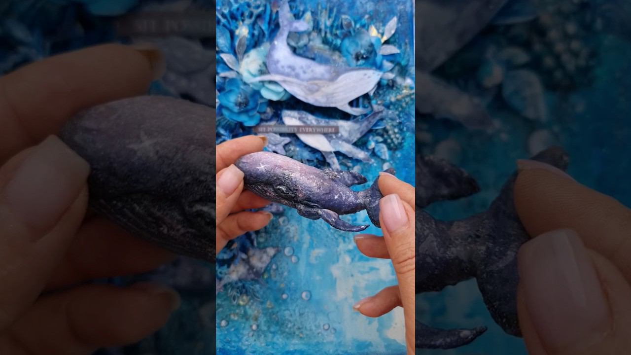 Как я красила ватного кита #ватнаяигрушка #ватныйкит #лапусиотлюси