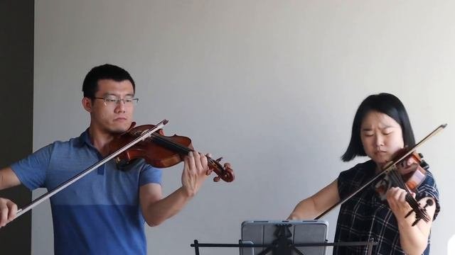 Mazas Violin Duo op.38 no.3.  mvt. 2. Romance. Andante.