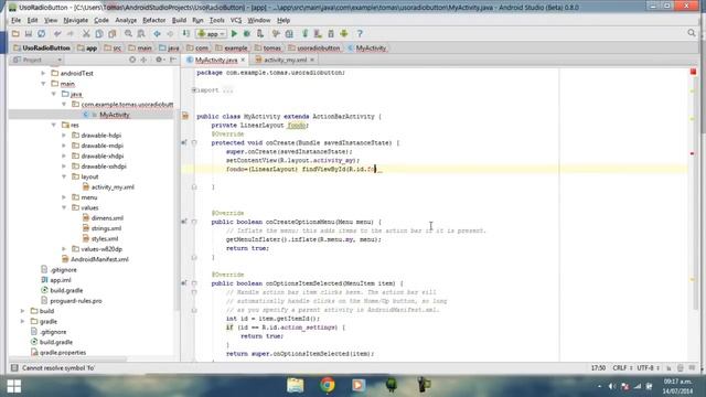 Android Studio Tutorial Español 1.5 | RadioGroup & RadioButton | Cambiar Color Layout