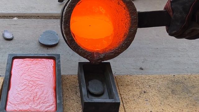 10LB Copper Melt Down - Making Copper Skull Bars - Melting Copper Scrap Metal - The Growing Stack